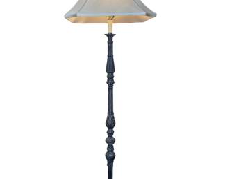 Bronzed floor lamp