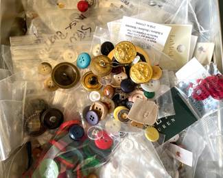 Vintage button collection