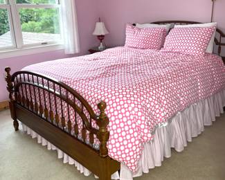 Pennsylvania House bed frame and mattress