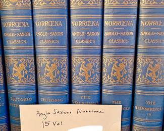 ANGLO-SAXON CLASSICS SCARCE "NORROENA" 15 VOLUME.