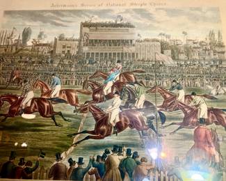THE WORCHESTER 1856 HAND-PAINTED LITHOGRAPH.