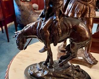 FRASER BRONZE, "END OF THE TRAIL".