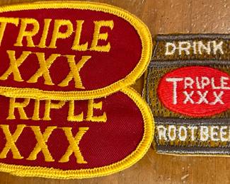 SCARCE Rare triple xxx root beer patches