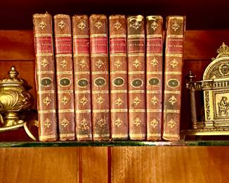 "THE SPECTATOR" FIRST EDITION VOLUMES IN LEATHER 1711-1712.