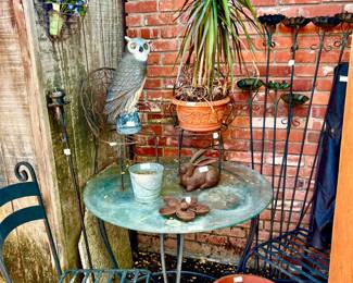 POTS, PLANTS, CHAIRS.