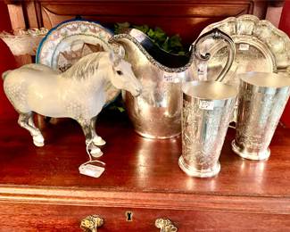 BOEHM RARE PORCHERON HORSE.