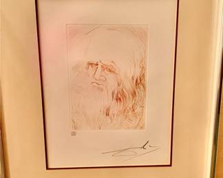SALVADOR DALI 3 SIGNED LITHOGRAPHS.