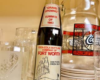 GRAND OPENING "SUMMER OF 1983" COCA-COLA BOTTLING COMPANY OF FORT WORTH FULL BOTTLE. WE HAVE THE BLUEPRINTS FOR THIS FACTORY!!!!