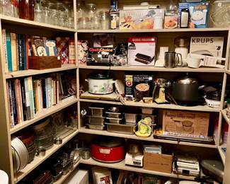 LARGE PANTRY STUFFED FULL.
