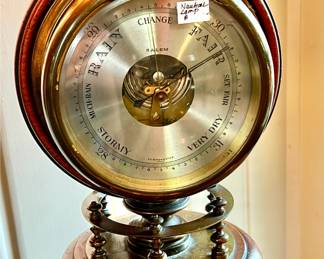 NAUTICAL BAROMETER TABLE LAMP.