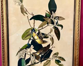 SCOTT GENTLING "PALM WARBLER" ORIGINAL ART. FORT WORTH ART ROYALTY.