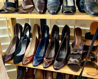 VINTAGE AND MODERN SHOES.