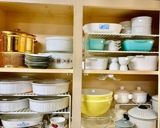 PYREX AND CORNING.