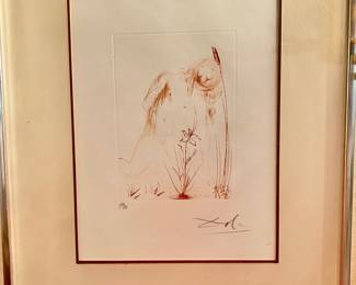 SALVADOR DALI SIGNED LITHOGRAPH