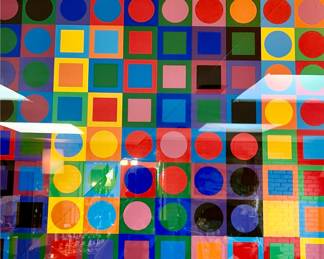 VICTOR VASARELY'S "PLANETARY FOLKLORE" SERIES ART.