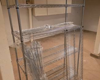 Chrome Shelving System $95 or bid #34