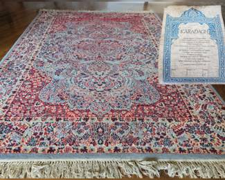 Vintage Machine-made Carpet $115 or bid #24