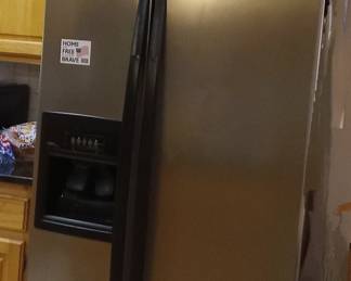 Stainless steel Frigidaire refrigerator