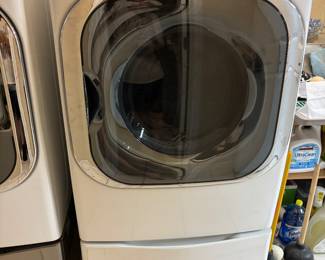Previous photo was LG large capacity washer, LG Mini Washer beneath--pictured is LG Dryer and LG Pedestal Total package price is $1000. Will not sell separately.
