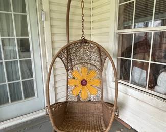 Pier One Egg Chair and Stand $100