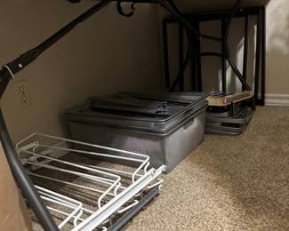 ELFA Shelf System for closets including shoe racks, drawers