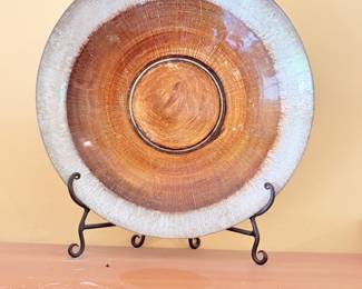 Ceramic platter decor