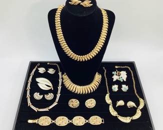 Vintage Costume Jewelry Demi Parure Sets: All Signed