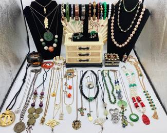 Asian Influenced Jewelry: Some Vintage, Signed