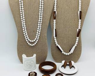 White and Wood Jewelry, Mostly Vintage: TORY BURCH Cuff Bracelet