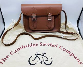 THE CAMBRIDGE SADLE COMPANY Tan Leather Purse