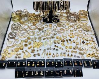 200+ Pairs of Earrings and Bracelets: Some Signed, Vintage