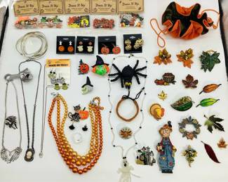 Fall, Harvest, Autumn, Halloween Themed Items: Some Signed