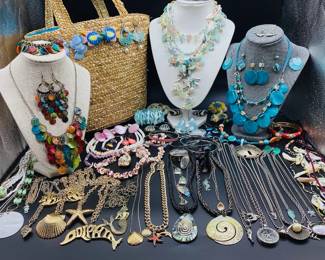 Colorful Ocean and Beach Vibes Await in this Jewelry Lot