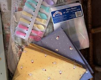 Assorted baby items