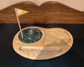 Golfers cheese board. Cute