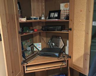 Lots of shelves and storage