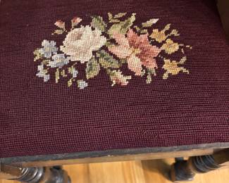 Petit point stool
