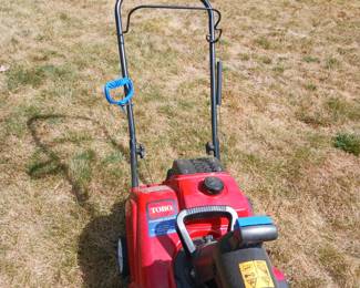 Toro gas powered snow thrower