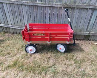 Stake sides garden Wagon Farmers Market wagon