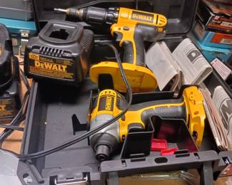 DeWalt battery operated power drills