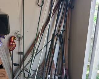 Shepherd's hooks for the garden