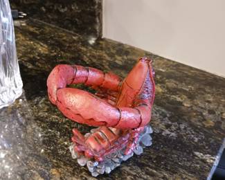 Lobster wine bottle holder
