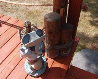 Mickey Mouse garden statue