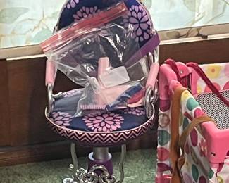 salon chair for 18" doll - American girl size