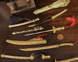 small sword / letter opener collection