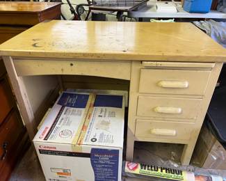 vintage Chicago Public Schools desk