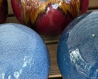 garden ceramic gazing balls