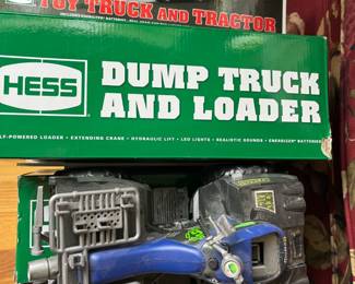 Hess toy trucks - all working and all in boxes