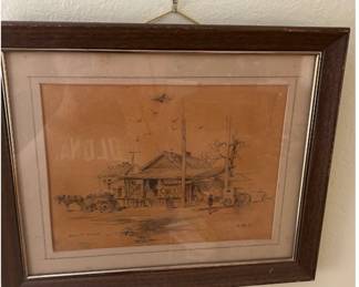Early pencil drawing by Buck Schiwetz