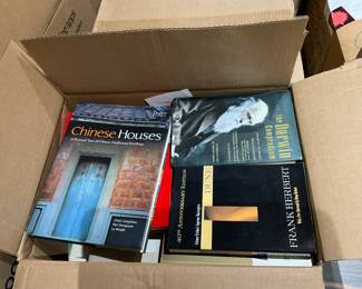 Books boxes and boxes of books